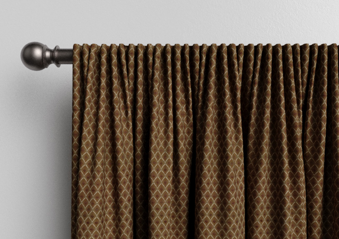 Sicily, Chocolate - Made to Measure Curtains - Image 9